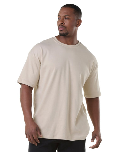 Camiseta Oversized Masculina - Areia