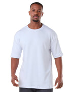 Kit 3 Camisetas Oversized Masculinas - Branco + Preto + Areia