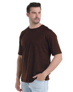 Camiseta Oversized Masculina - Marrom