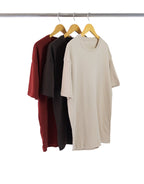 Kit 3 Camisetas Oversized Masculinas - Areia + Carmim + Marrom