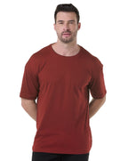 Kit 3 Camisetas Oversized Masculinas - Areia + Carmim + Marrom